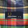 Fred Perry Check Pattern Long Sleeve Cotton Shirt M Multi Men's Used