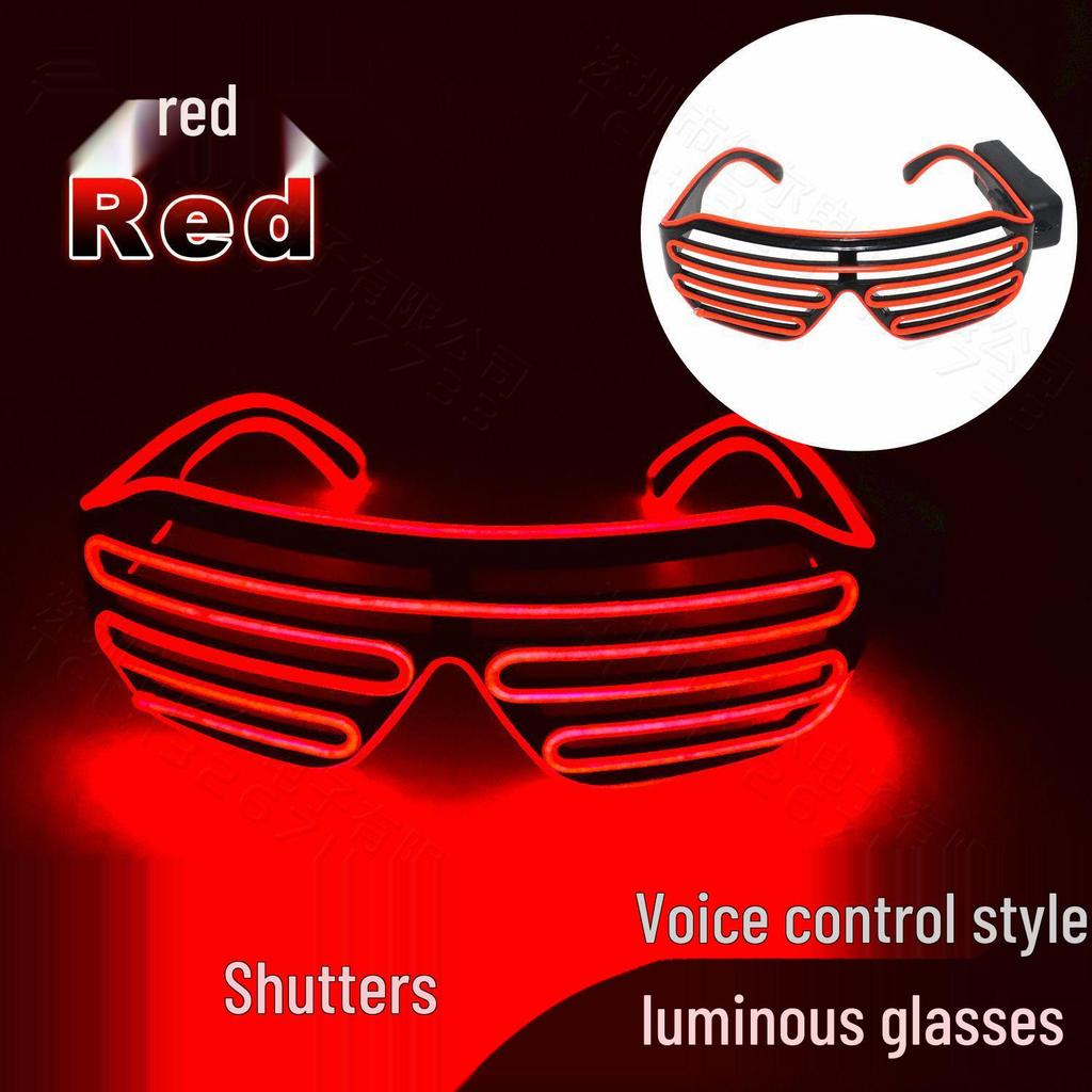 LED Luminous Wireless Disco Glasses - Party & Bar Props for Electronic Music