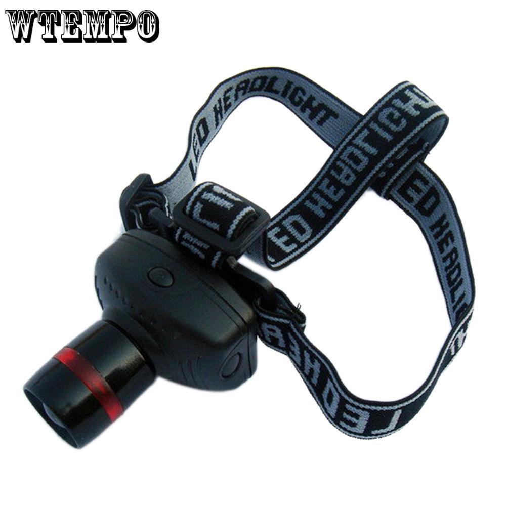 Outdoor 3W LED High Light Headlight Three Gear/telescopic Zoom Outdoor Fishing Headlights Camping Lights Searchlight