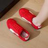 2025 Women Walking Shoes Red Lace-Up Women Sneakers Skateboarding Shoes Casual Shoes Jogging Casual Sneakers De Mujer