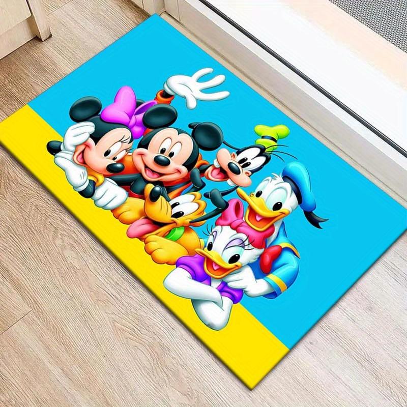 

1pc Donald Duck and Friends Pattern Area Rug Soft Flannel Floor Mat for Living Room, Bedroom, Sofa Coffee Table Floor Mat, Machine Washable 60cm by 90cm
