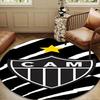 1PC Rug Love For Atlético  Round Mat Home Decor, Chair Rug For livingroom,Bedroom, Doormat Home Decor Birthday Gift Christmas Gifts