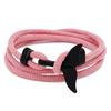 Bracelet ancre série océan, Bracelet queue de baleine pour Couple, ligne Milan, corde tressée, Bracelet étudiant pour hommes et femmes