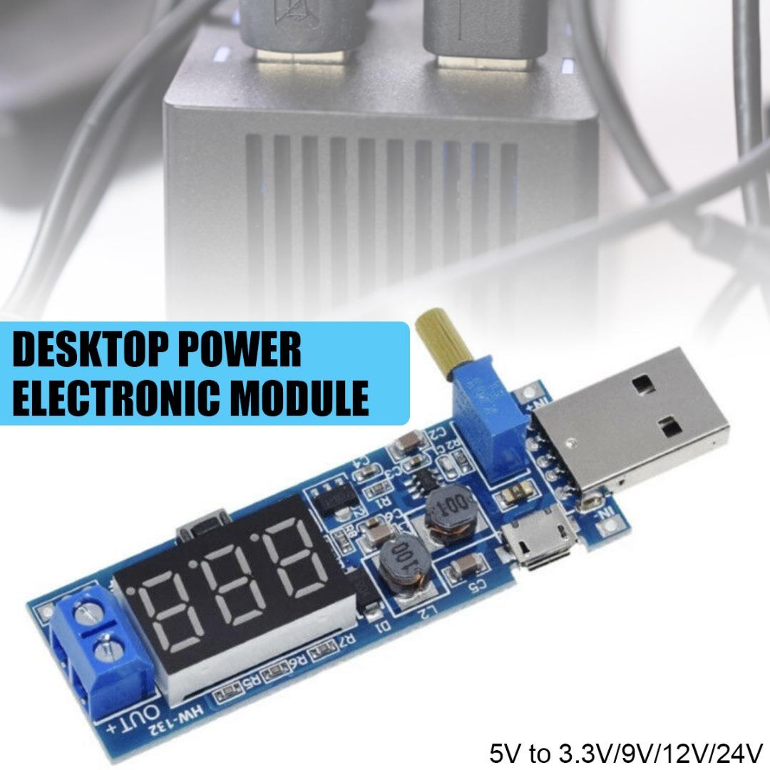 

Lvye USB DC-DC Повышающий/понижающий модуль питания от 5 В до 1,2 В-24 В