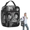 Frankenweenie Insulated Lunch Bag for Women Children Portable Food Boxes Thermal Lunch Box Tote