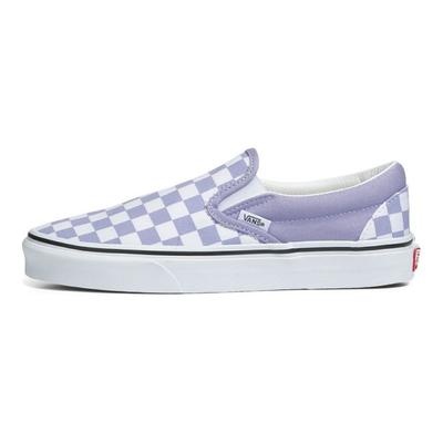 Classic Slip-On Checkerboard - Purple Heather Unisex Sneakers VN0A5AO8ZS0