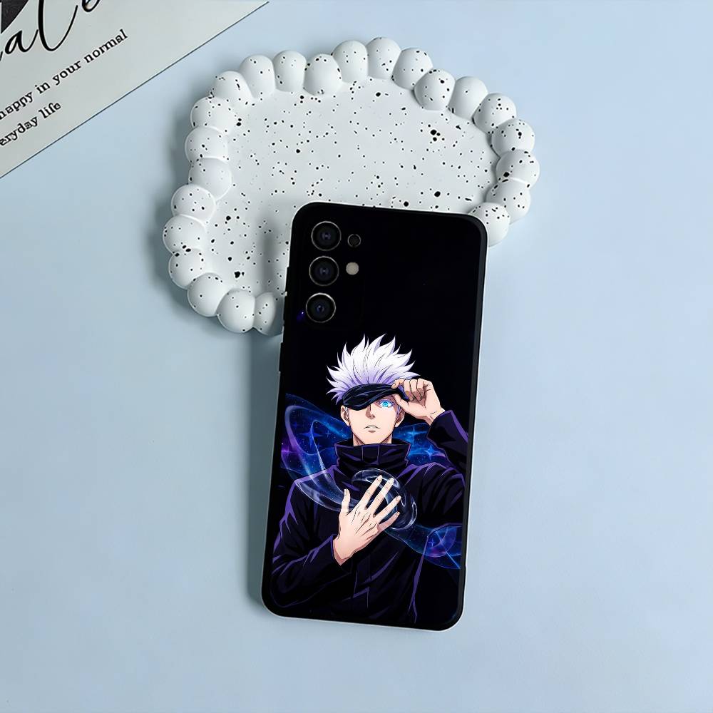 Favorite Anime Characters-S-Satoru G-Gojo Soft Silicone Case for Samsung S25, S24, S21, S22, S23, S30, Ultra, S20, Lite-Black