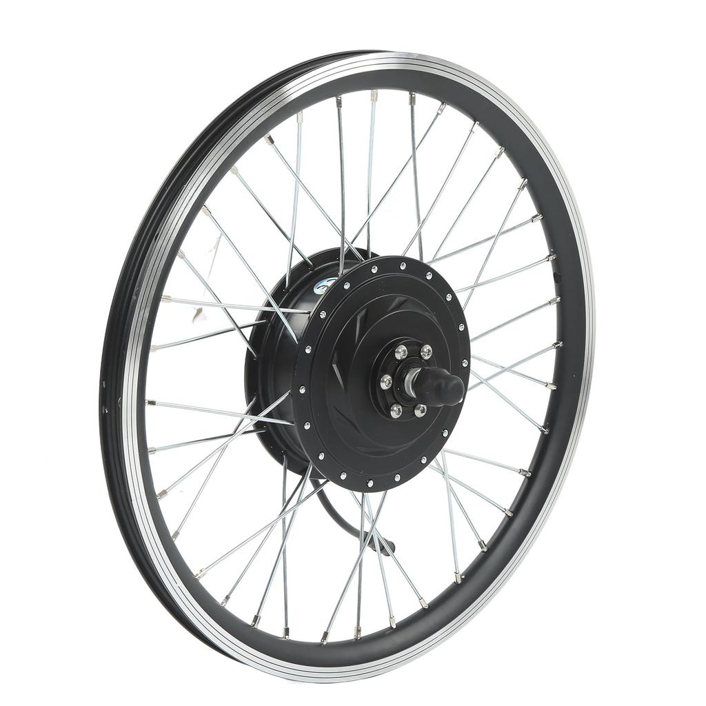 Electric Bike Front Wheel Kit Brushless Toothed Motor Controller Kit with LCD3 Meter for Conversion 48V 500W 24in
