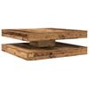 Vidaxl Couchtisch 360 Grad drehbar Altes Holz 90X90X34,5 Cm