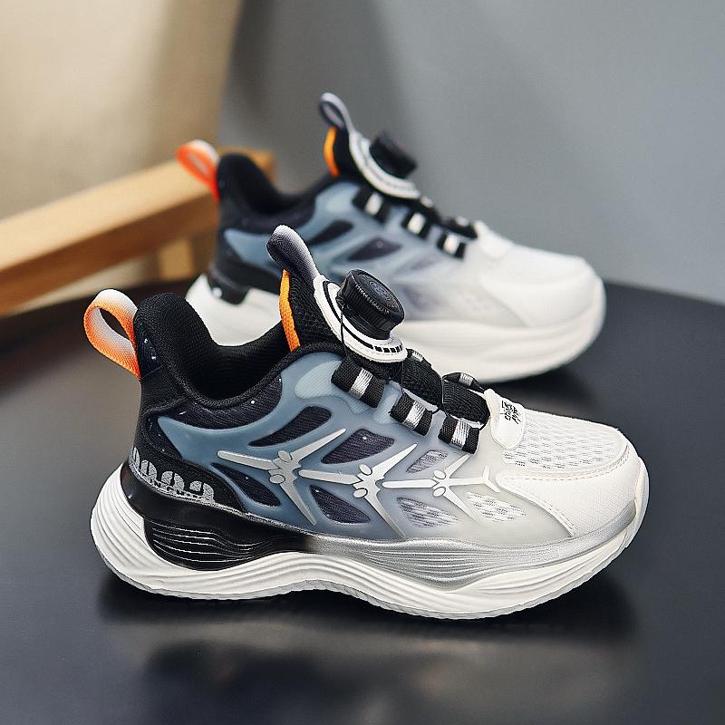 Summer 2025 Mesh Boys  Sports Shoes - Breathable & Trendy for Kids Size 38