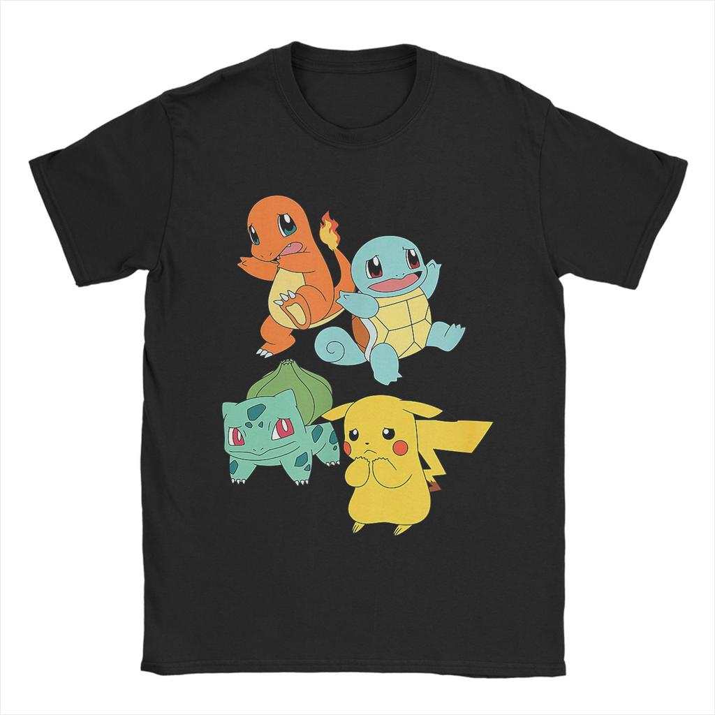 Unisex WoUnisex Psyduck Retro Artwork T Shirt Pokemoned 100 Cotton Clothes Fashion Short Sleeve Crew Neck Tee Shirt Unique TShirts