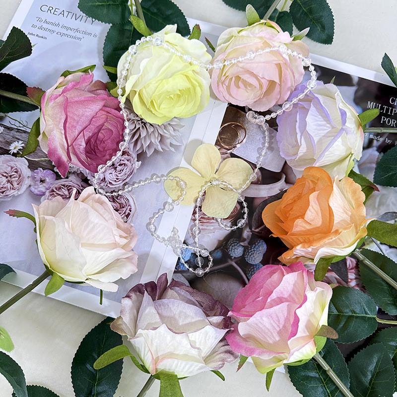 Flower Artificial Rose Wedding Hotel Restaurant Desktop Ornament Decoration