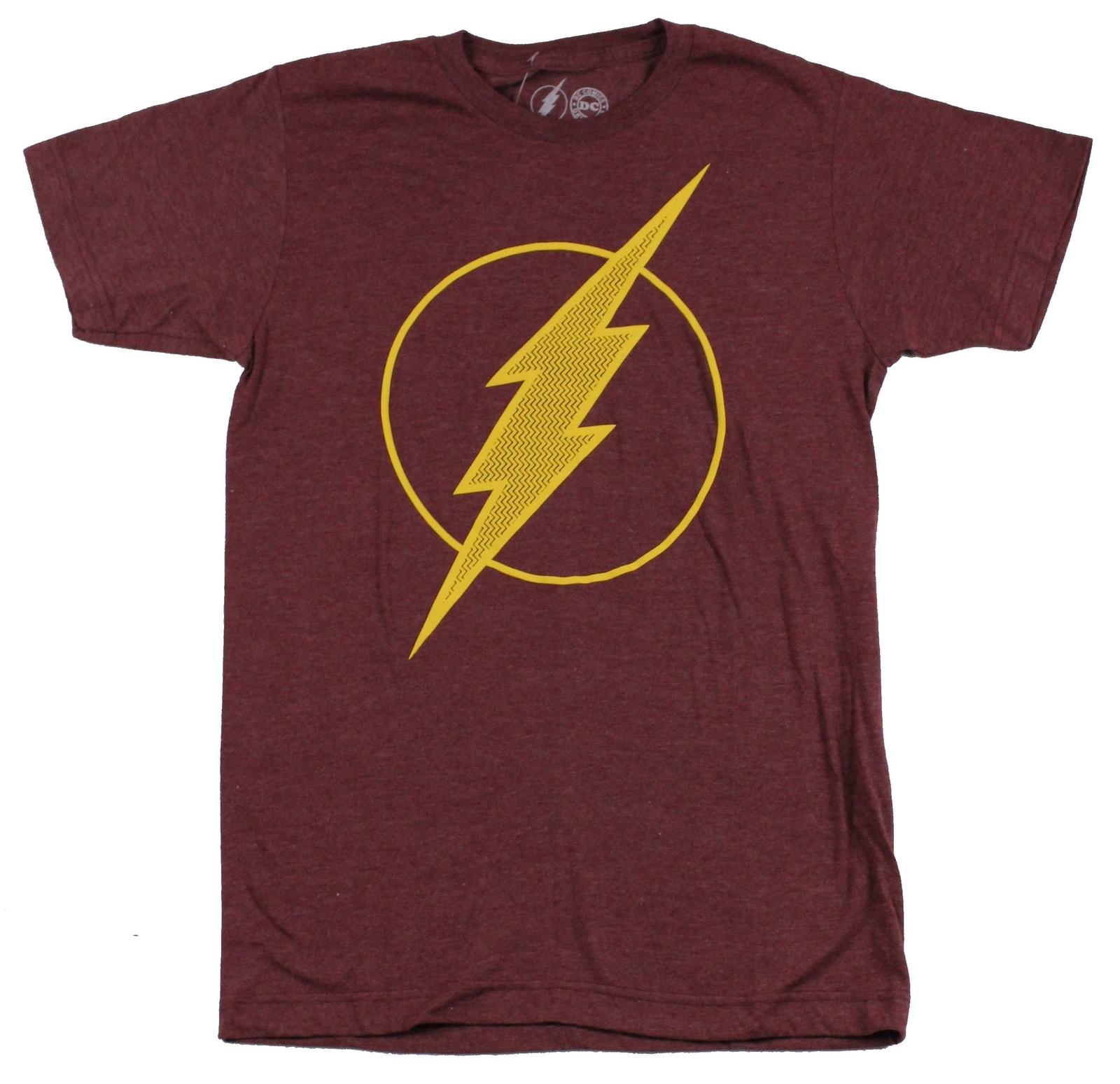 Flash Adult New T-Shirt - Classic Zigzag Logo S