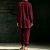 Women's Casual Loose Fit Velvet Long Sleeve Set with Pants for Everyday Wear