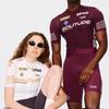 Maillot de cyclisme haute élasticité PNS Elite pour hommes et femmes - Manches courtes pour cyclisme sur route professionnel