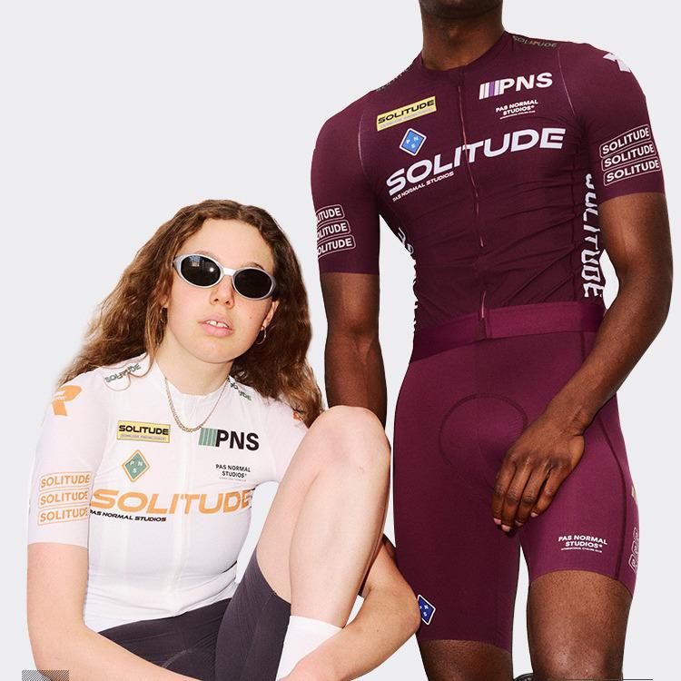 Maillot de cyclisme haute élasticité PNS Elite pour hommes et femmes - Manches courtes pour cyclisme sur route professionnel