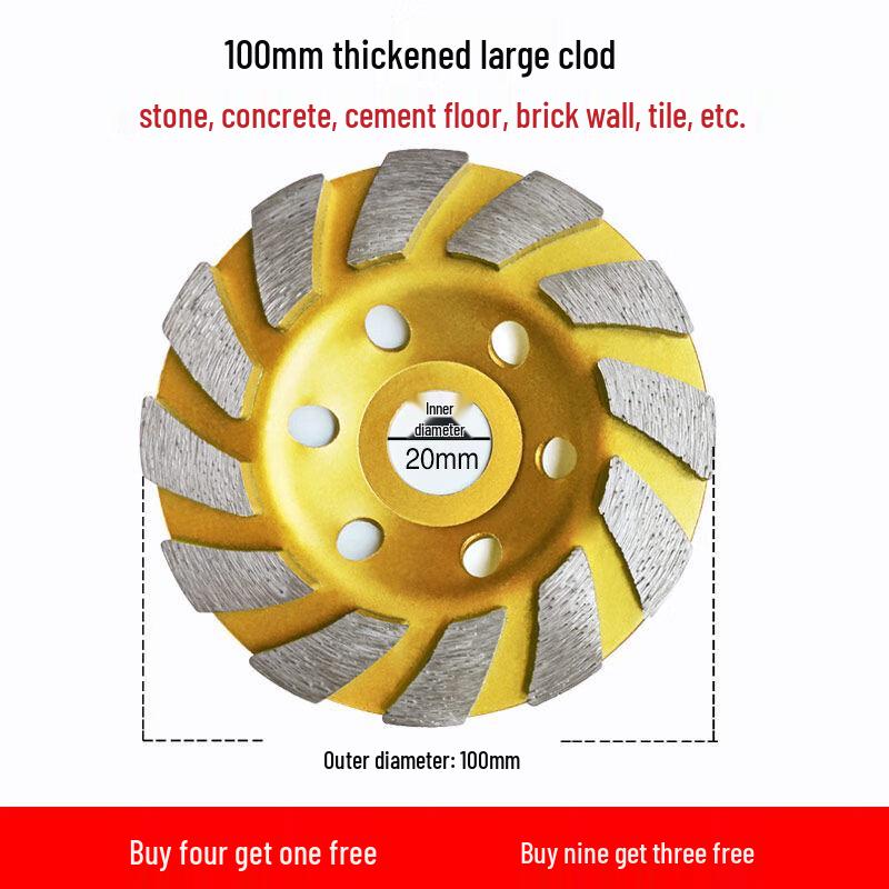 100mm Diamond Angle Grinder Disc for Concrete