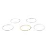 Stainless Steel Material 5 String Banjo Strings Silver+Golden Strings  For Banjo Playing