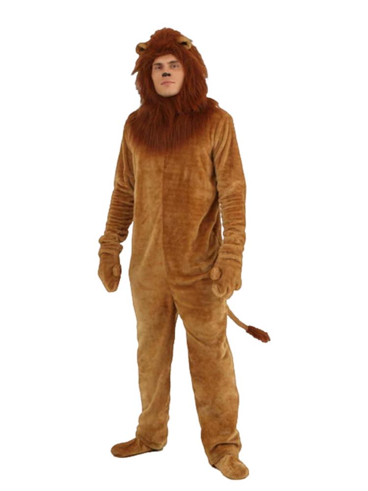 Déguisement Lion Dessin Animé pour Halloween - Adultes & Enfants - Tenue de Fête Animale