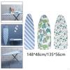 Household Ironing Board Cover Iron Pad Thick Padding Heavy Duty Heat Insulation Breathable with Ties