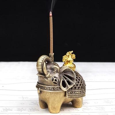Alloy Incense Burner Hollow Out Mini Sandalwood Incense Burner Zen Aromatherapy Stove Tea Ceremony Home Decoration