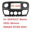 Stereo Air Conditioning Radio Panel for 2010+ Nissan NV400, Opel Movano, Renault Master