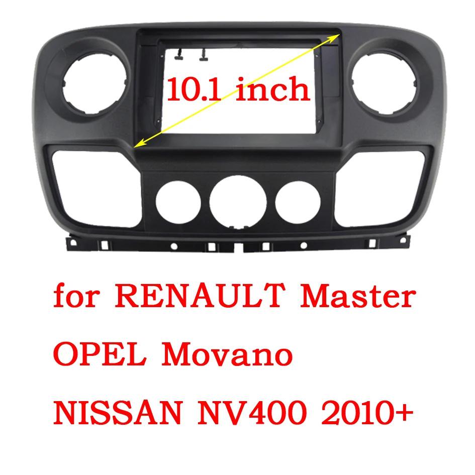 

Stereo Air Conditioning Radio Panel for 2010+ Nissan NV400, Opel Movano, Renault Master ABS