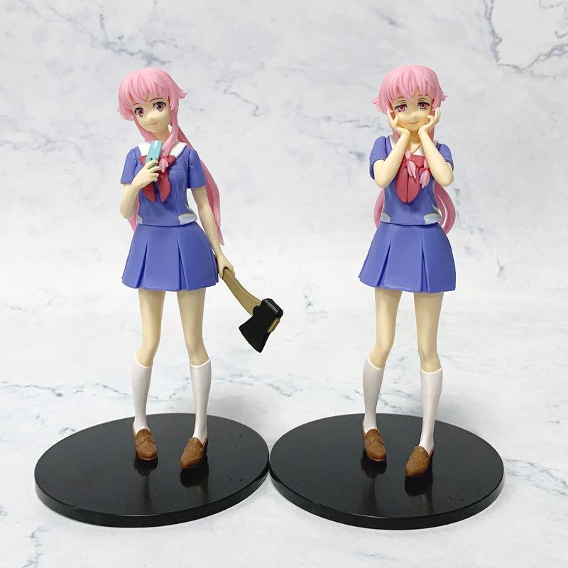 Future Diary REDIAL Anime Figure School Orm Schooirl Figure Collectable PVC Static Figure for Fans and Collectors