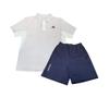 Casual Sports Suit Fashion Pullover Short Sleeve Top Comfortable Shorts Kids Sets JD5202