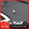 BVZ1 Car Sticker 45/65MM for Mercedes Benz Amg W204 W205 W211 W212 W213 W203 W176 Metal Car Body side windows Door Rear Pillar Decora