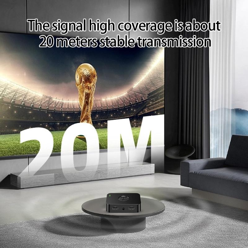 Wireless Bluetooth-compatible 6.0 Auditory Adapter Supports Two Devices Simultaneously And USB Music Playback