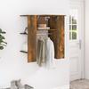 VidaXL Hallway Cabinet Smoked Oak 97.5x37x99 Cm Engineered Wood 820514