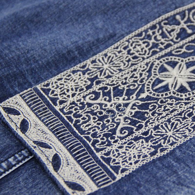 sachin and babi light blue dress Harper Embroidered Denim Dress – forevermore boutique main image 0