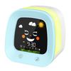Cartoon Alarm Clock 4 Color Sleep Trainer Night Light Snooze Mode Television Shape Table Timepiece for Toddlers Kids