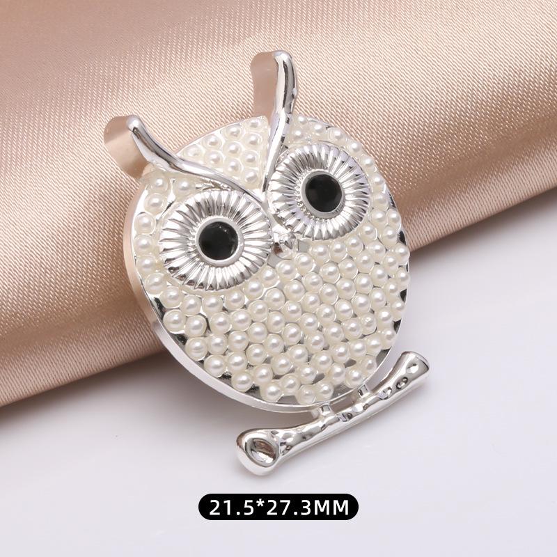 Versatile Decorative Rhinestone Pearl Alloy Button Set for Shirt, Cuff, & Collar