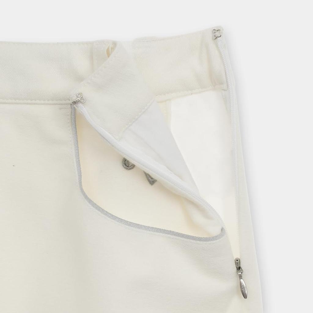 Callaway Stretch Golf Classic Silver Simple Size Women's 8-Way Skirt, Water-Repellent, Line, Design, C25228200, 1030_White