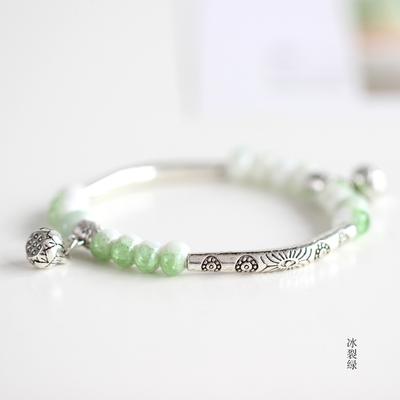 Women's Ceramic hand made DIY Bracelets Artware Retro bracelet for woman girl gift Fashion Jewelery #1555