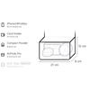 Calvin Klein Letter Twist Lock Flap Chain Shoulder Bag Medium Women Shoulder Bag Moonlight-White DH3240-391