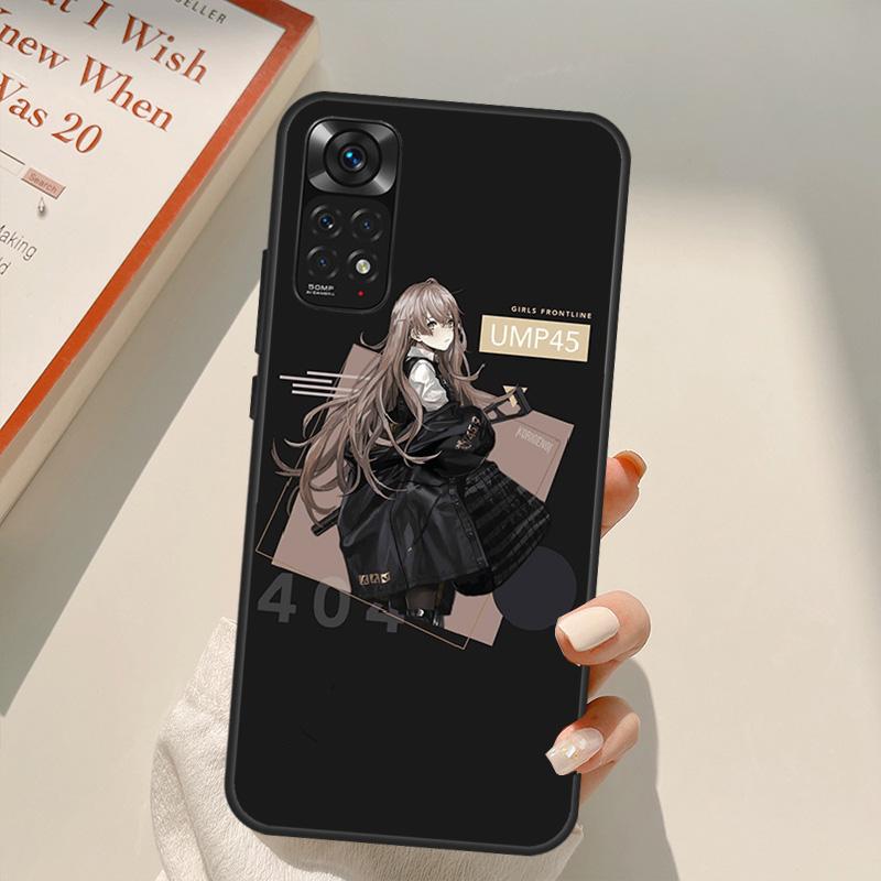 Girls Frontline Game Case For Xiaomi Redmi Note 10 8 9 11 Pro 8T 9S 10S 11S Redmi 10C 9C 9A 9T K50 K40 Gaming