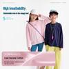 Gulu Diary Kids Breathable Long Sleeve Round Neck T-shirt
