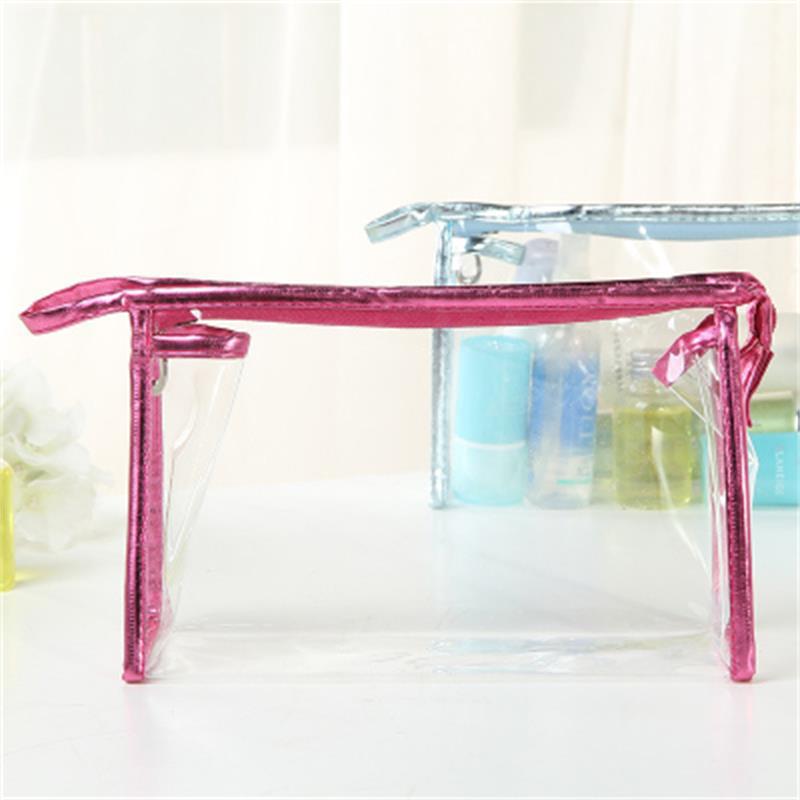 Waterproof Transparent Travel Toiletry and Makeup Organizer Bag for Men and Women