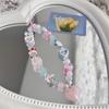 Cute Sweet Star Heart Love Beaded Phone Lanyard Strap Keychain Pendant Phone Chain Wrist Rope Bag Ornament Girl Phone Charm Gift