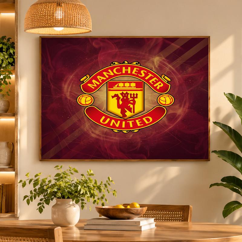 5D Diamond Painting Manchester United DIY Full Drill Diamond Art Kit Home Decoration