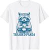Funny Trashed Panda Racoon Gets Drunk Raccoon Meme Vintage 100% Cotton T-shirt Mens Tees Top
