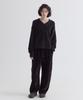 EZIO Hairy Angora V-Neck Knit_Black