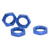 4PCS 17mm Aluminum Alloy Wheel Hex Hub Nut for 1Celsius8 RC Model Car Upgraded Accessory