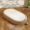 New Pet Cat Scratching Board Extra Large Oval Sisal Cat Nest Wear-resistant and Non-shedding Cat Scratching Box Cat Supplies