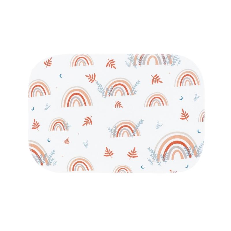 Gentle Baby Burp Cloth Comfortable Cotton Drooling Towel Print/Solid Color Multipurpose Nursing Essential