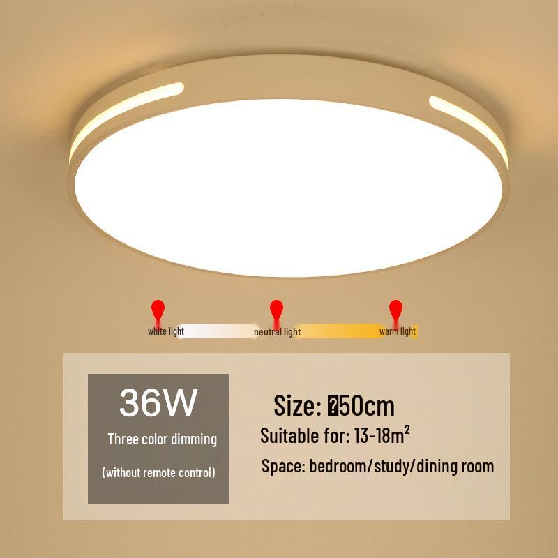 Modern Minimalist Round Ceiling Light: Ideal for Bedrooms, Aisles, Living Rooms, Balconies, Kitchens, and Bathrooms