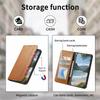 For Motorola Moto G86 Power 5G Case Wallet Tri-Color Stitching Leather Phone Cover with Elastic Wristband
